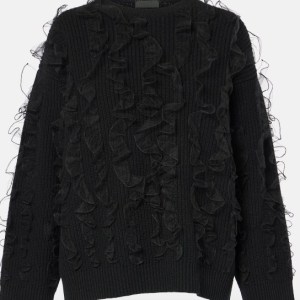 VALENTINO Embroidered wool sweater