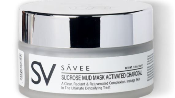 SÁVEE SUCROSE MUD MASK ACTIVATED CHARCOAL