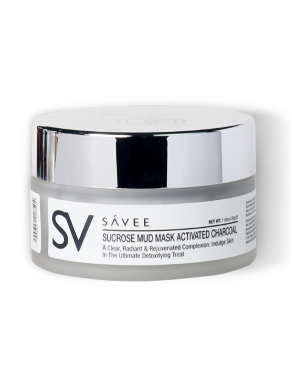 SÁVEE SUCROSE MUD MASK ACTIVATED CHARCOAL